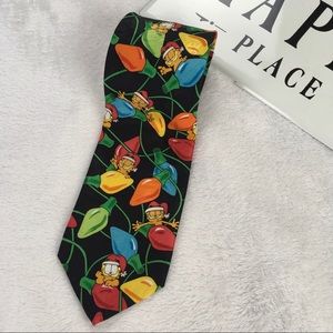 Garfield Christmas Holidays Tie By Paw Addiction